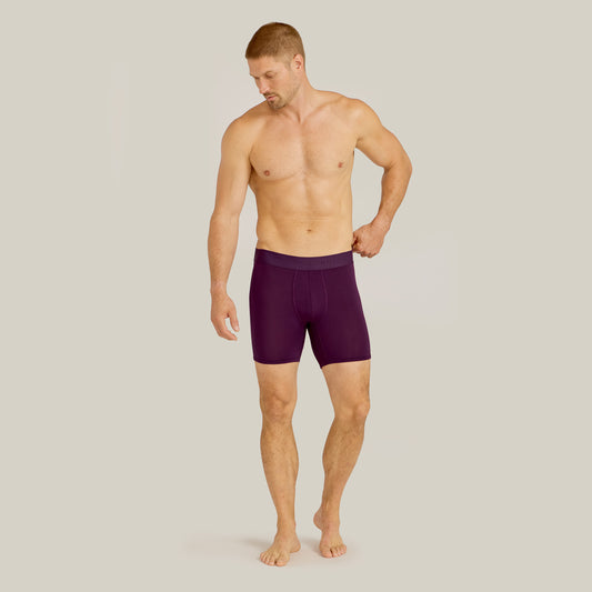 Second Skin Boxer Brief Egg Plant Boxer Brief underwear