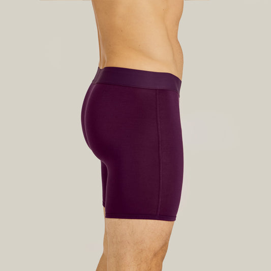 Second Skin Boxer Brief Egg Plant Boxer Brief underwear