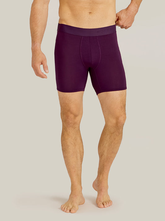Second Skin Boxer Brief Egg Plant Boxer Brief underwear
