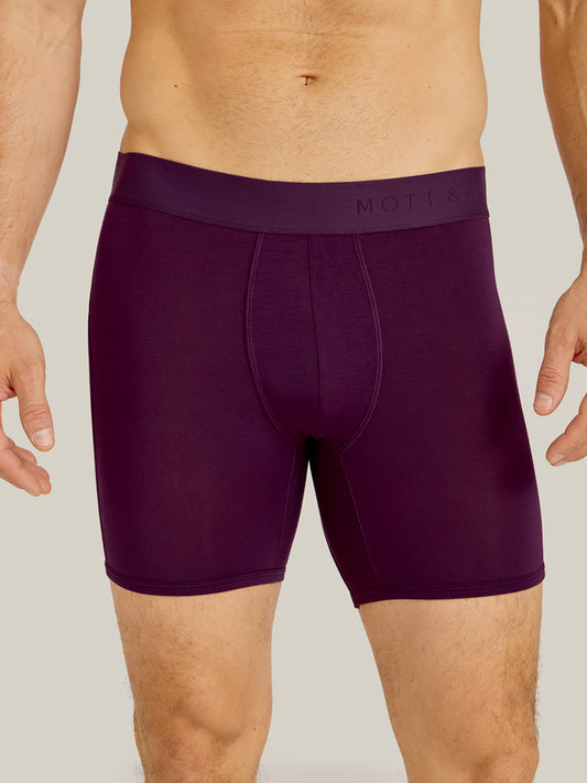 Second Skin Boxer Brief Egg Plant Boxer Brief underwear