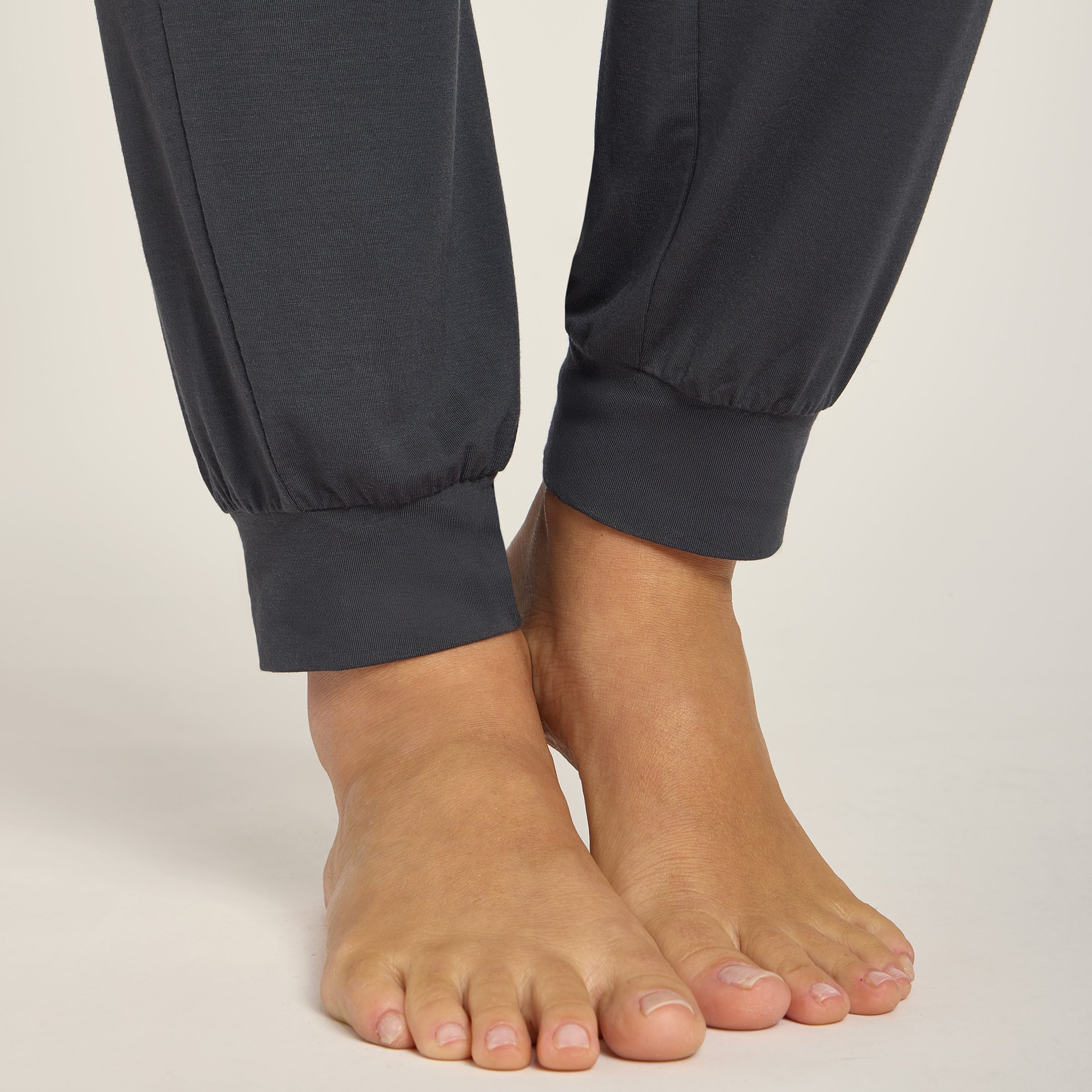 Men wearing Dark Gray Unisex Pajama Pants
