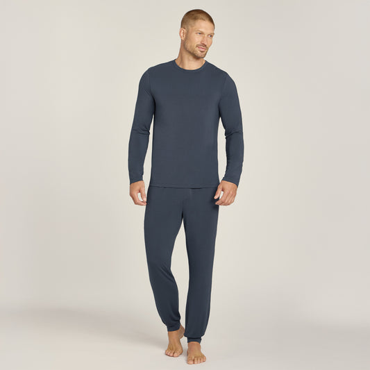 Unisex Pajama Pants Graphite Blue Pants pajamas