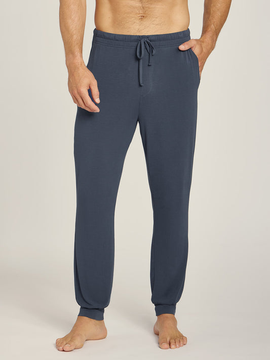 Unisex Pajama Pants Graphite Blue Pants pajamas
