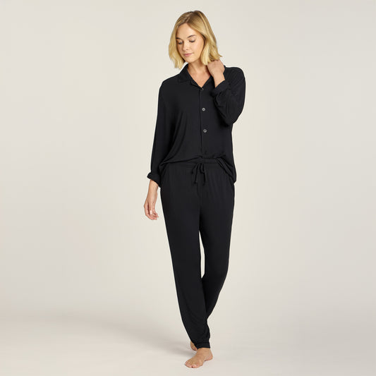 Unisex Pajama Shirt Black shirts pajamas