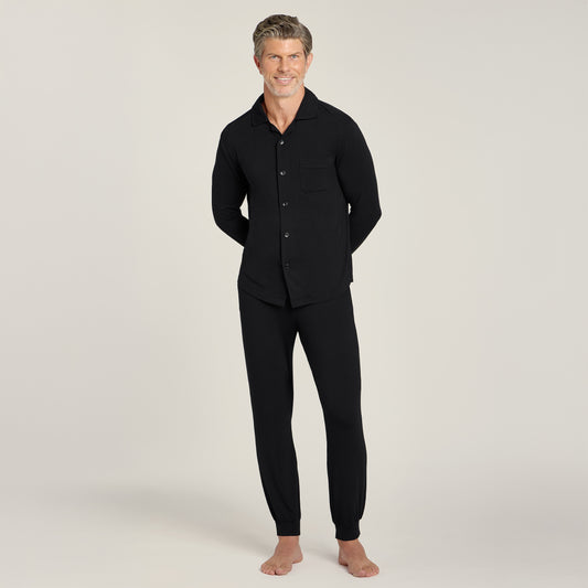 Unisex Pajama Shirt Black shirts pajamas