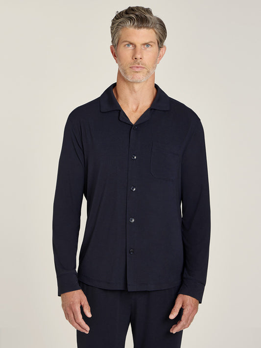 Unisex Pajama Shirt Navy shirts pajamas