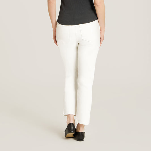 Mid Rise Slim Straight Lloyd White Slim Straight jeans