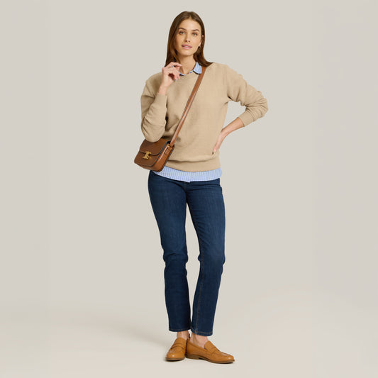Logan Mid Rise Slim Straight Jeans Dark Blue Slim Straight jeans
