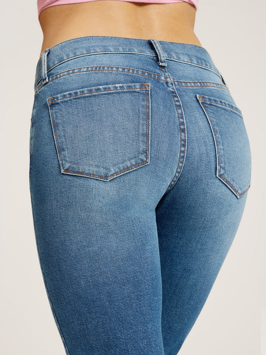 Mid Rise Slim Straight Ridge Jeans  Slim Straight jeans