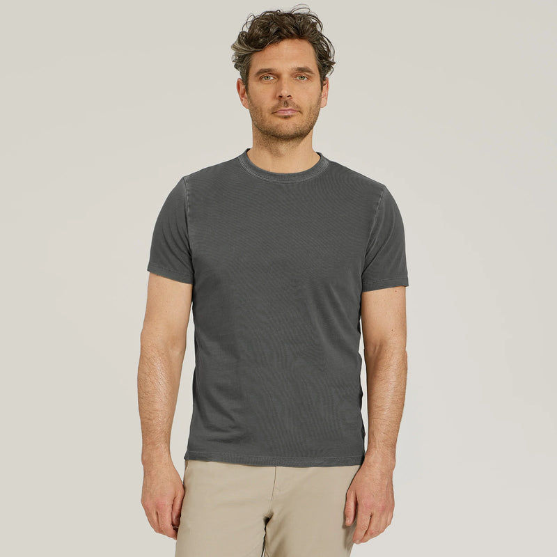  wearing White Mott&Bow | Classic Crew Driggs Tee tt tees