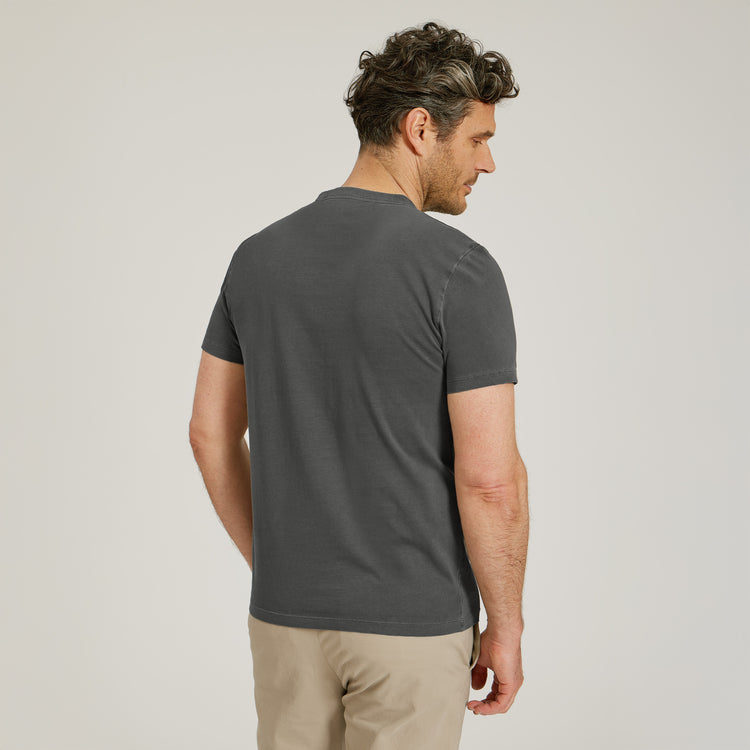 Men wearing Vintage Gray Classic Crew Driggs Tee