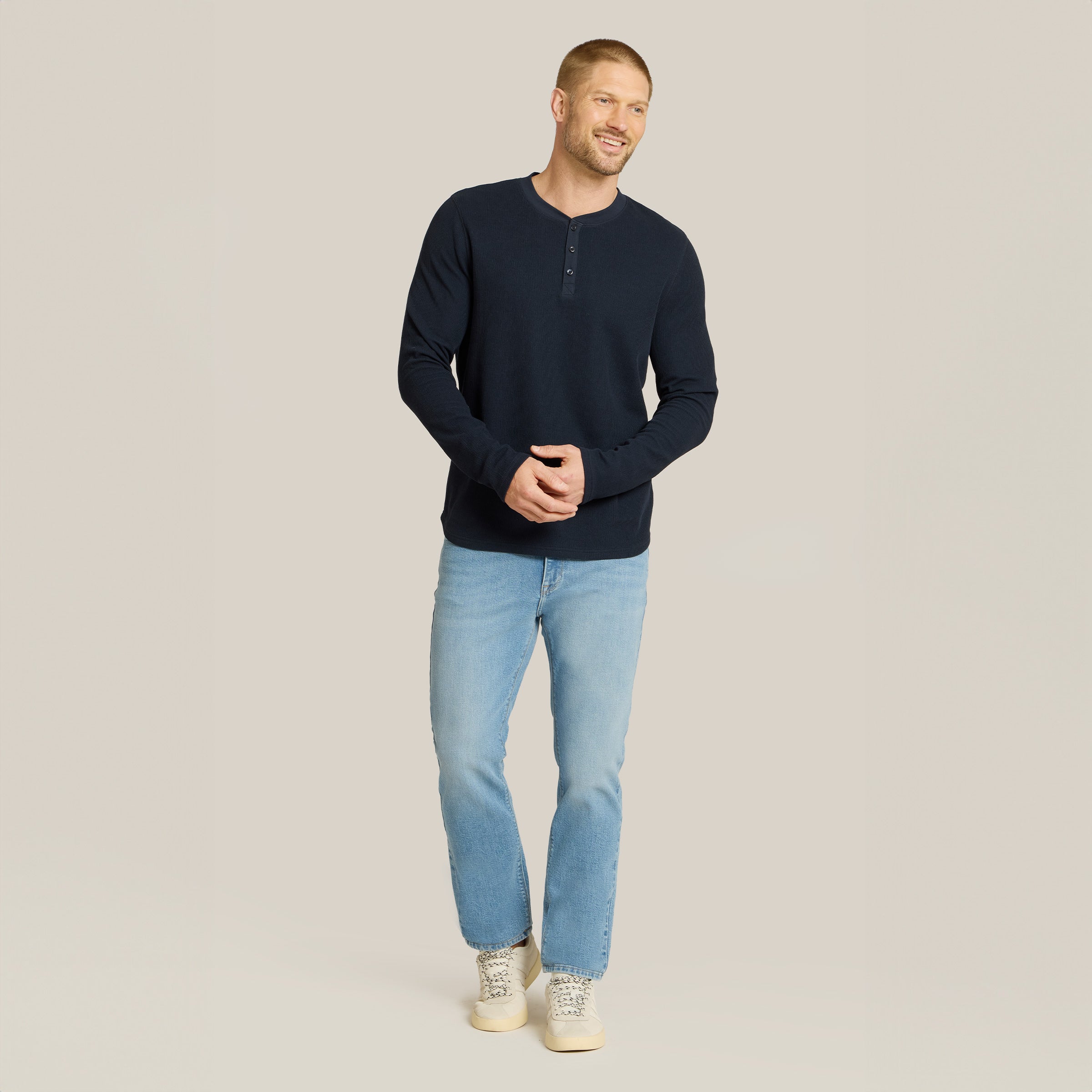 Men wearing Pale Indigo Slim Hubert Jeans