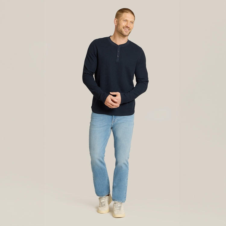 Men wearing Pale Indigo Slim Hubert Jeans