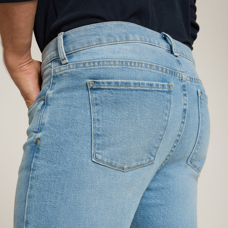 Men wearing Pale Indigo Slim Hubert Jeans