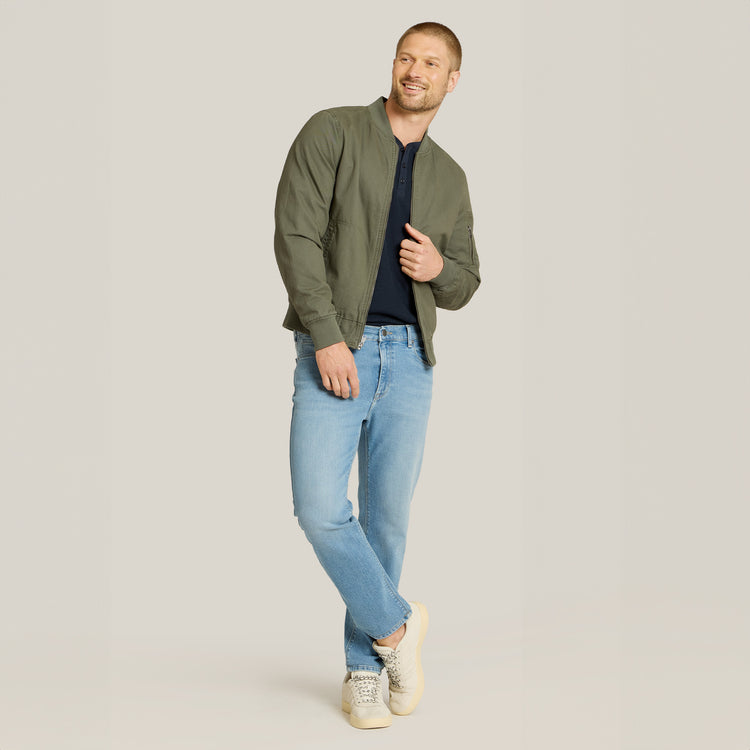 Men wearing Pale Indigo Slim Hubert Jeans