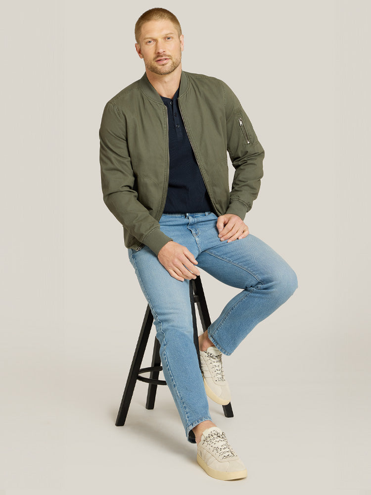 Men wearing Pale Indigo Slim Hubert Jeans