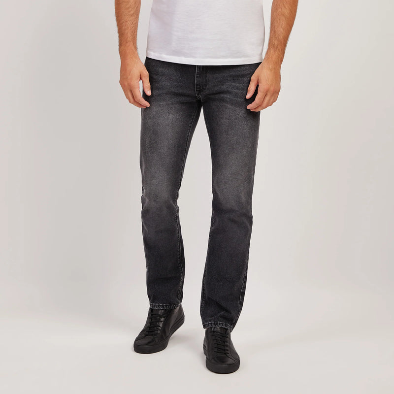 Men wearing Stone Medium Gray Mott&Bow | Slim Stone Jeans tt jeans