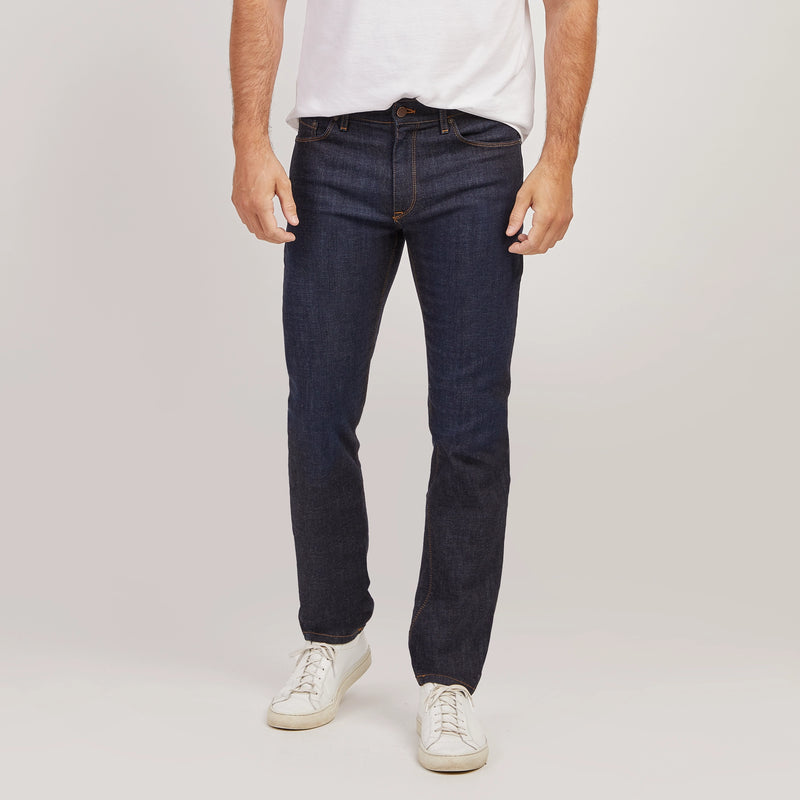 Men wearing Dark Blue All Blue Jeans jeans