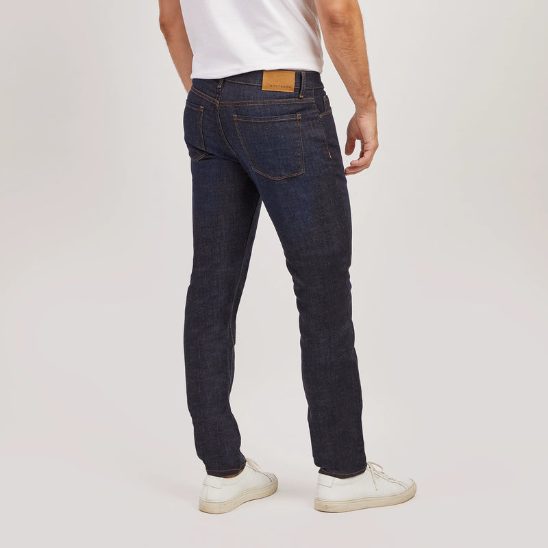 Men wearing Dark Blue All Blue Jeans jeans