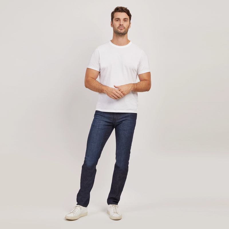 Men wearing Stone Medium Gray Mott&Bow | Slim Stone Jeans tt jeans