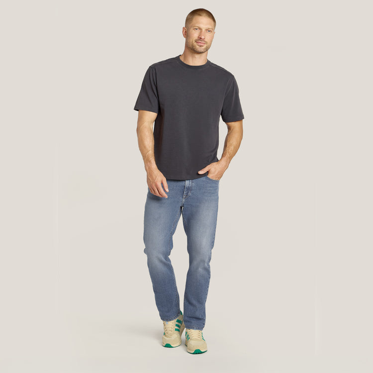 Men wearing Vintage Blue Slim Hubert Jeans