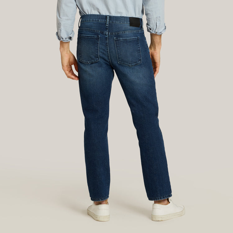 Men wearing Midnight Blue Slim Hubert Jeans