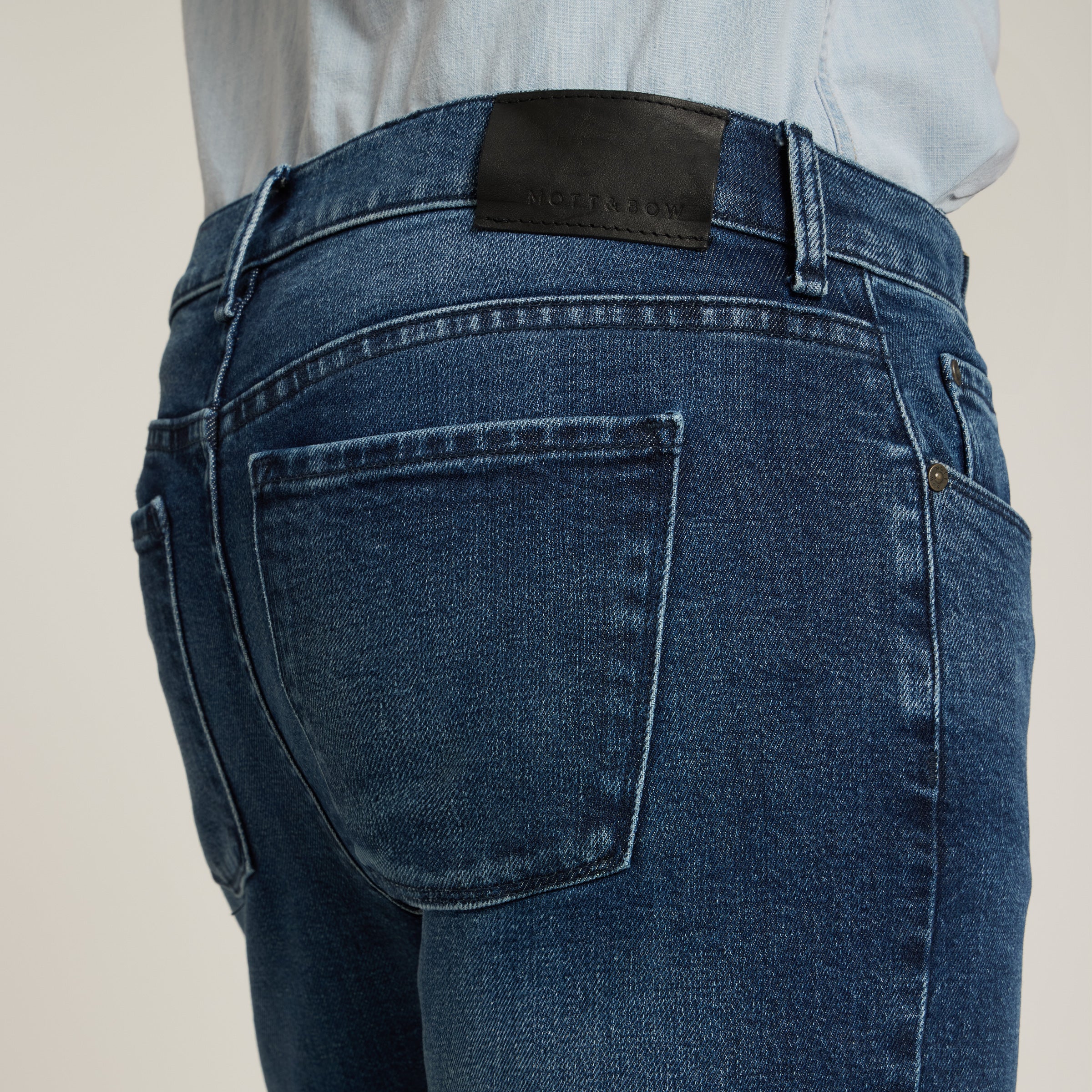 Men wearing Midnight Blue Slim Hubert Jeans