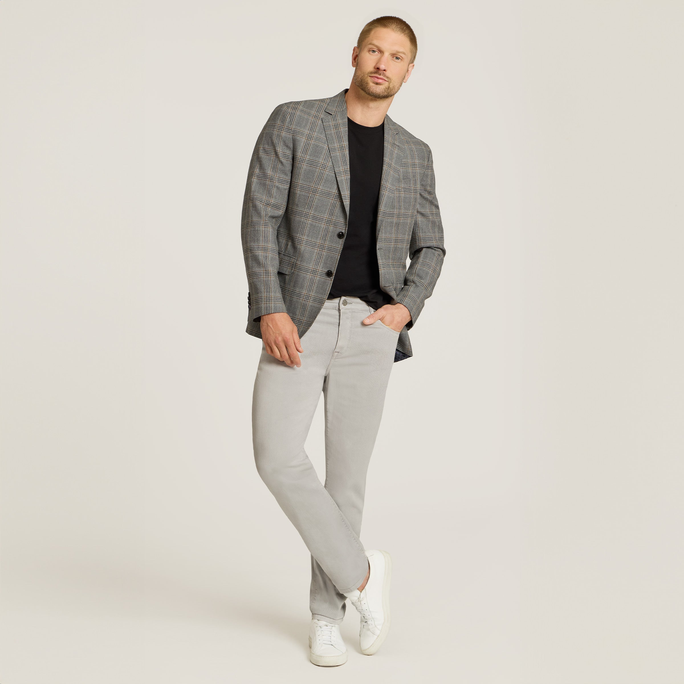 Men wearing Ashe Slim Mercer Jeans