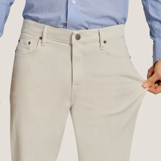 Slim Mercer Jeans Chalk Slim jeans