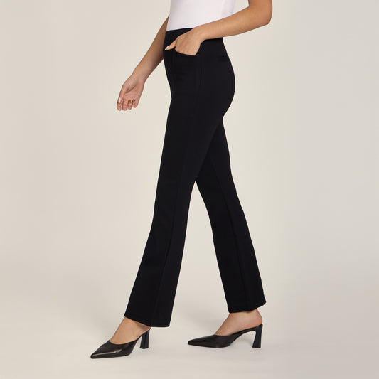 Slim Knit Pant Black Slim pants
