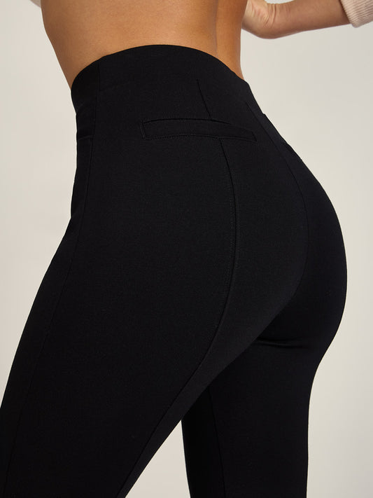 Slim Knit Pant Black Slim pants