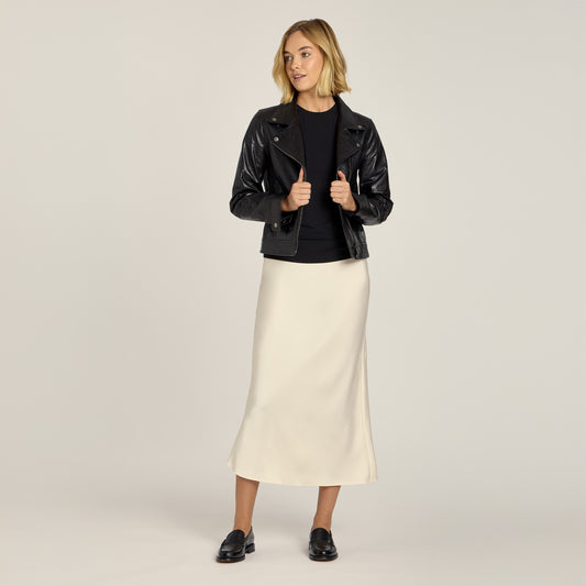 Second Skin Crew Tee Black Crew tees