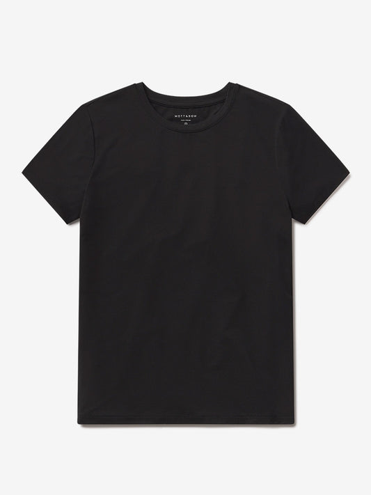 Second Skin Crew Tee Black Crew tees