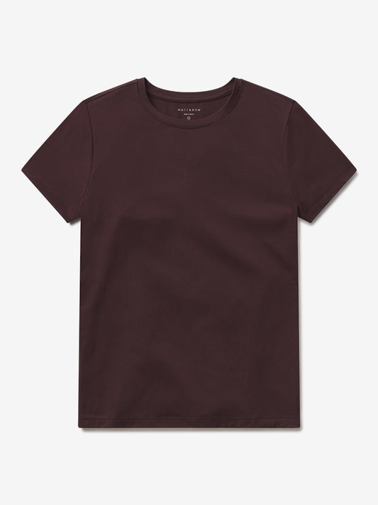 Second Skin Crew Tee Espresso Crew tees