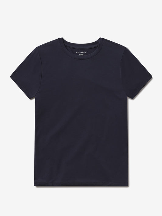 Second Skin Crew Tee Navy Crew tees