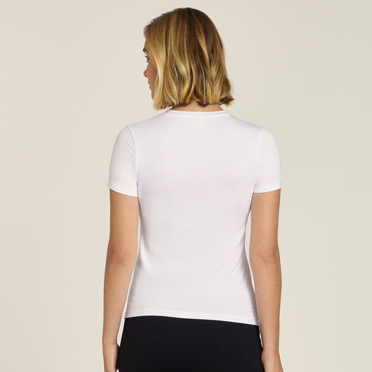 Second Skin Crew Tee White Crew tees