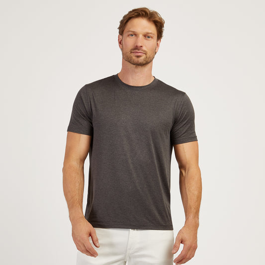 Tech Tee Charcoal Heather Crew tees