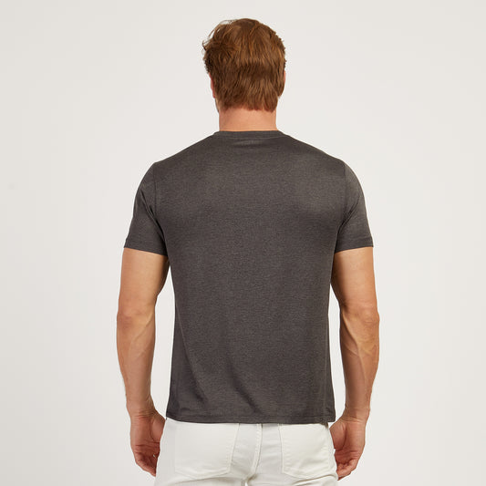 Tech Tee Charcoal Heather Crew tees