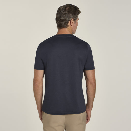 Tech Tee Navy Heather Crew tees
