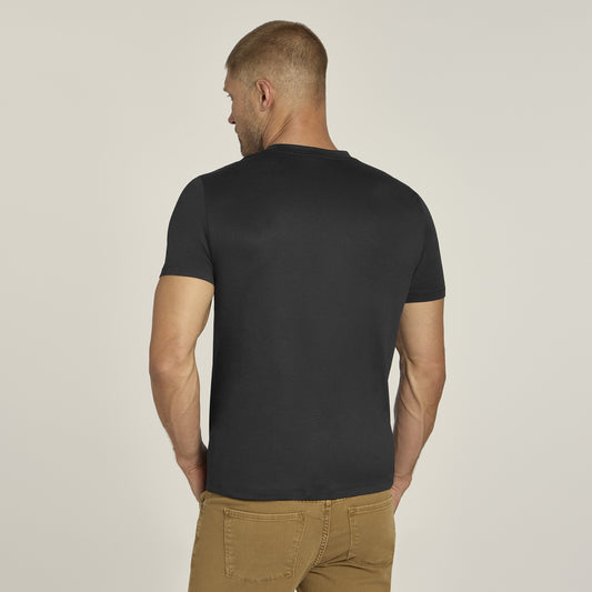 Tech Tee Black Heather Crew tees