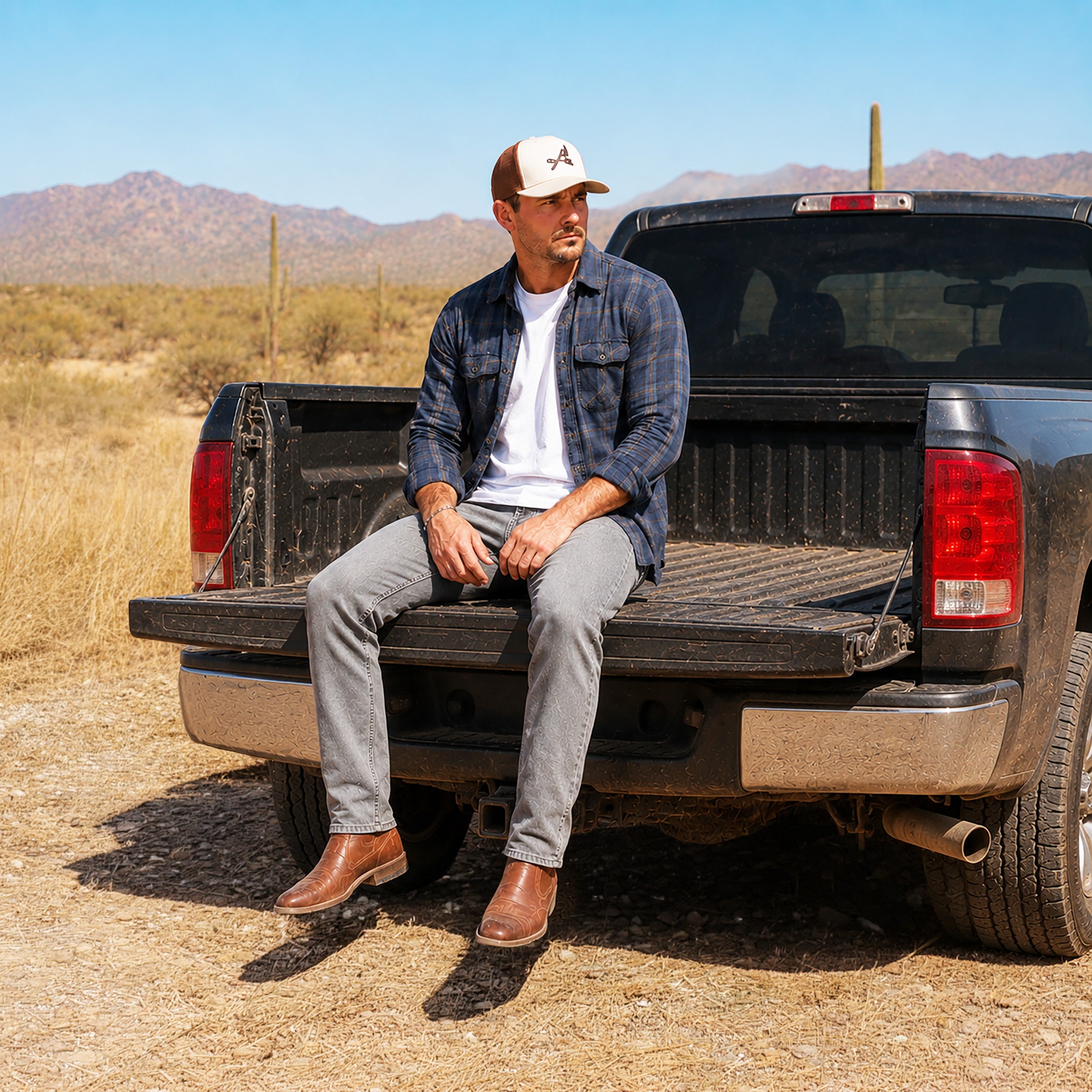 Men wearing Gris claro Straight Stone Jeans