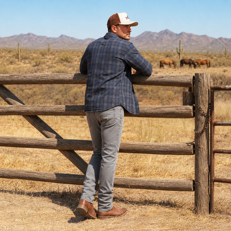 Men wearing Gris claro Straight Stone Jeans