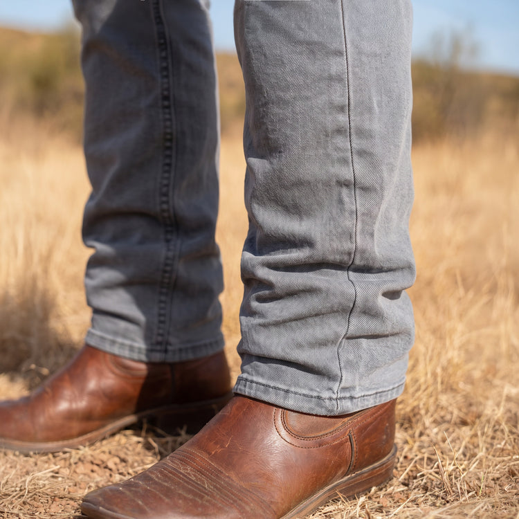 Men wearing Gris claro Straight Stone Jeans