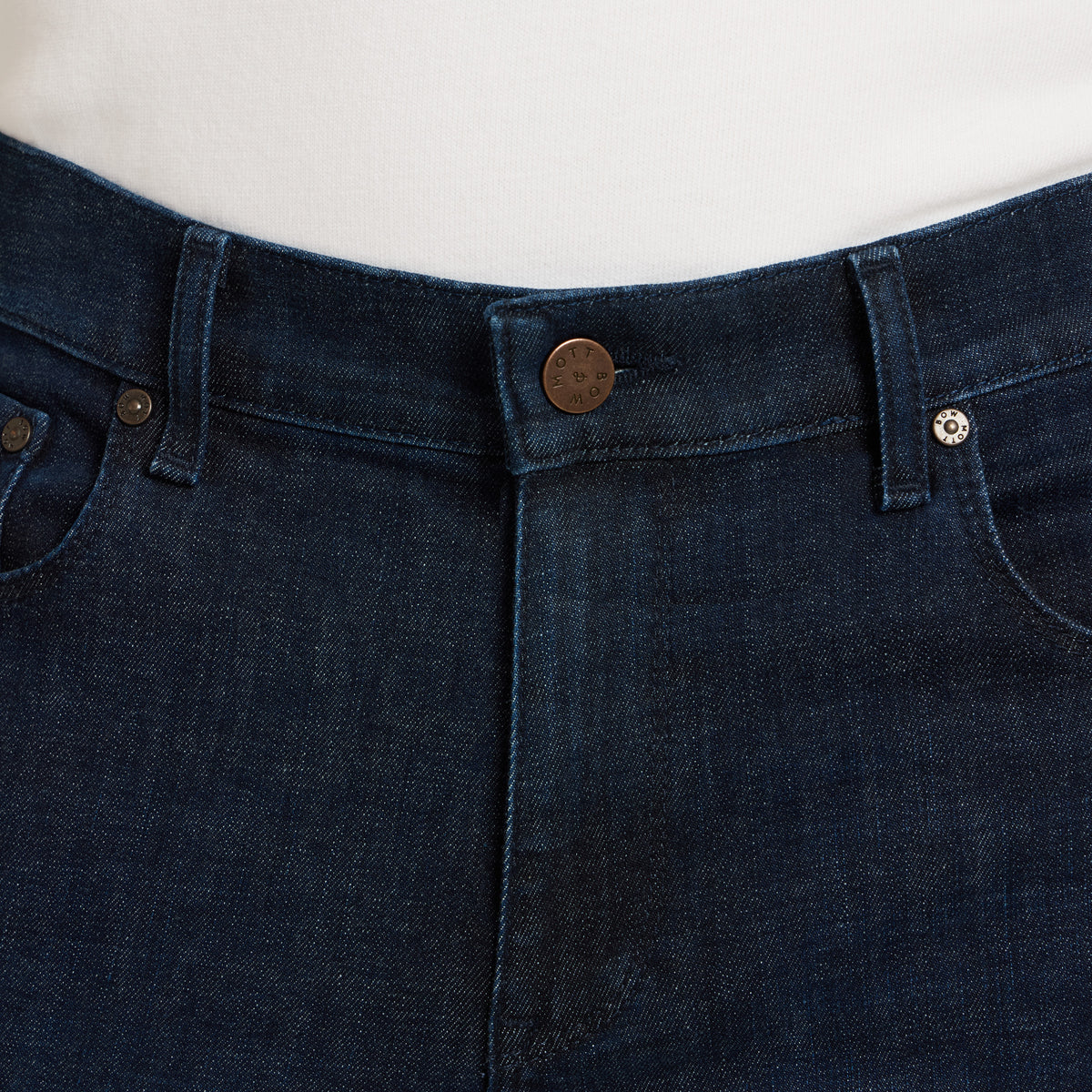 Men wearing Medium/Dark Blue Straight Crosby Jeans