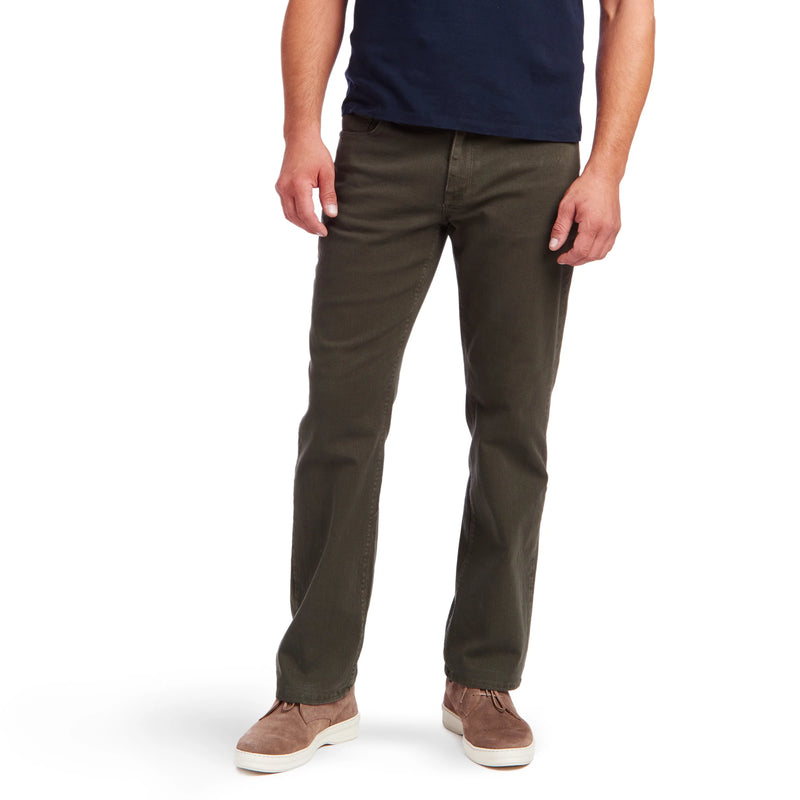 Men wearing Military Green Mott&Bow | Straight Mercer Jeans tt jeans