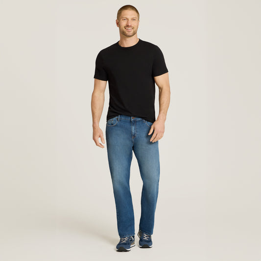 Straight Ridge Jeans Light/Medium Blue Straight jeans
