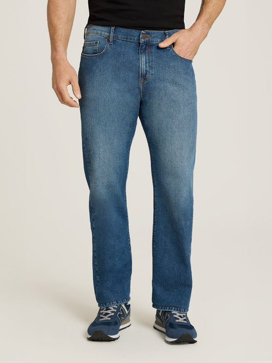 Straight Ridge Jeans Light/Medium Blue Straight jeans