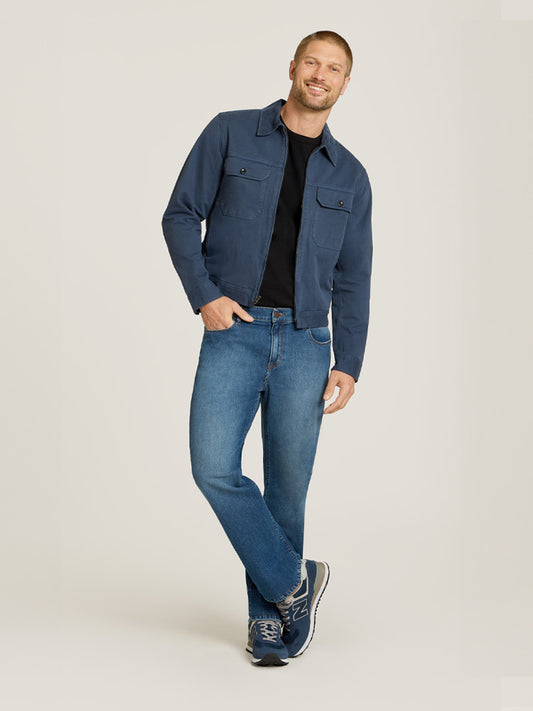 Straight Ridge Jeans Light/Medium Blue Straight jeans