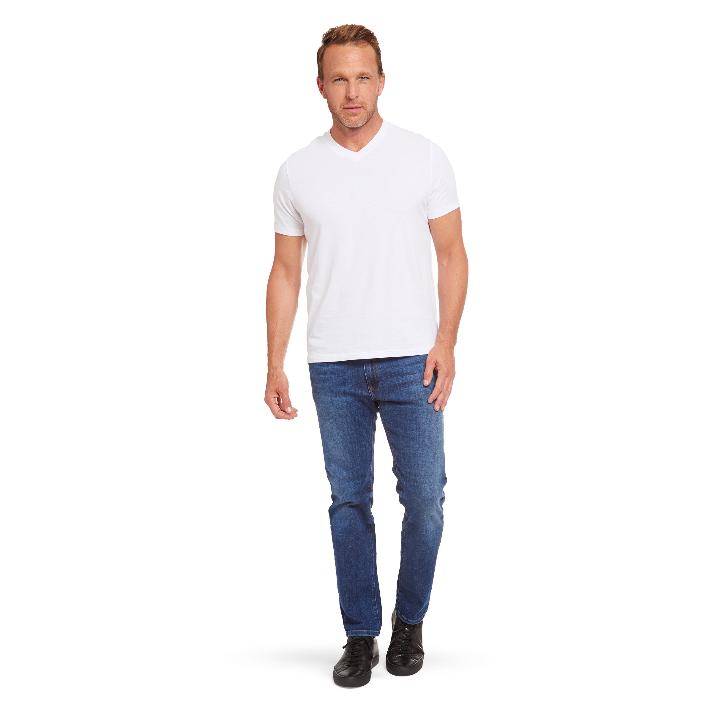Men wearing Azul medio/claro Slim Wooster Jeans