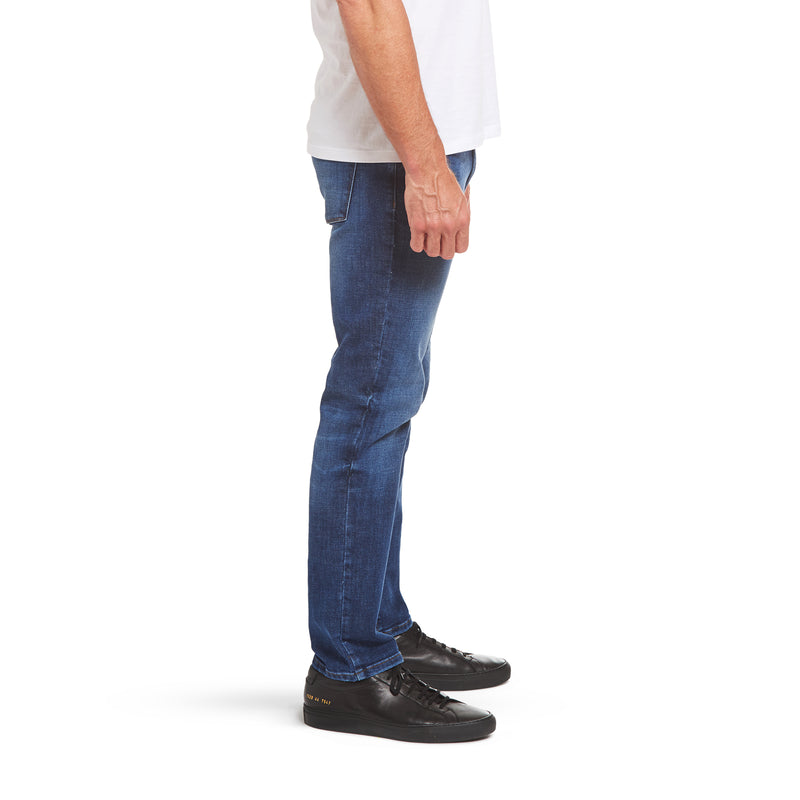 Men wearing Light/Medium Blue Slim Wooster Jeans